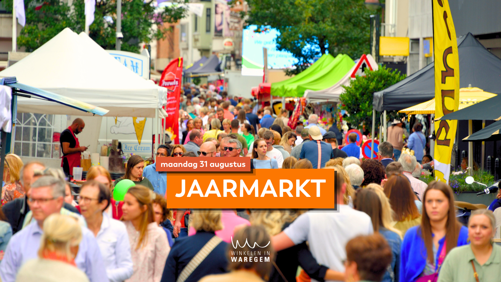 Jaarmarkt Waregem 2026 | 31 augustus tijdens de Waregem Koerse Feesten