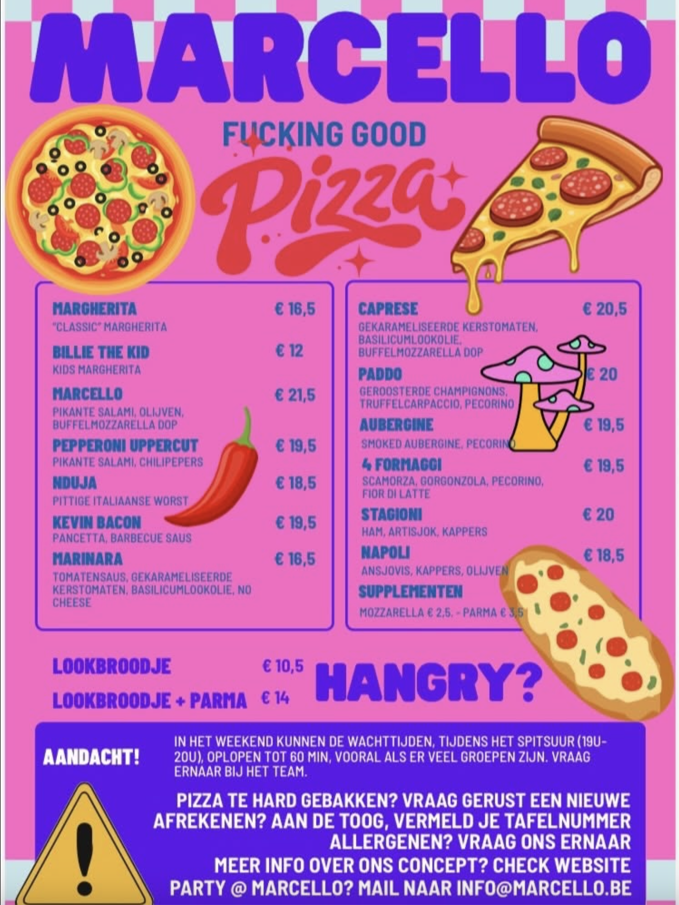Pizza eten in Mechelen bij Marcello