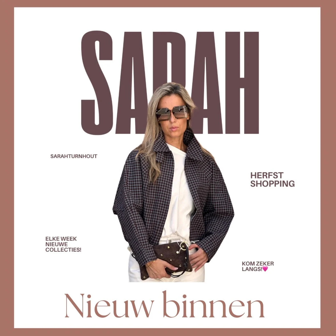 SARAH Turnhout: damesmode met kleur en karakter in de Leopoldstraat