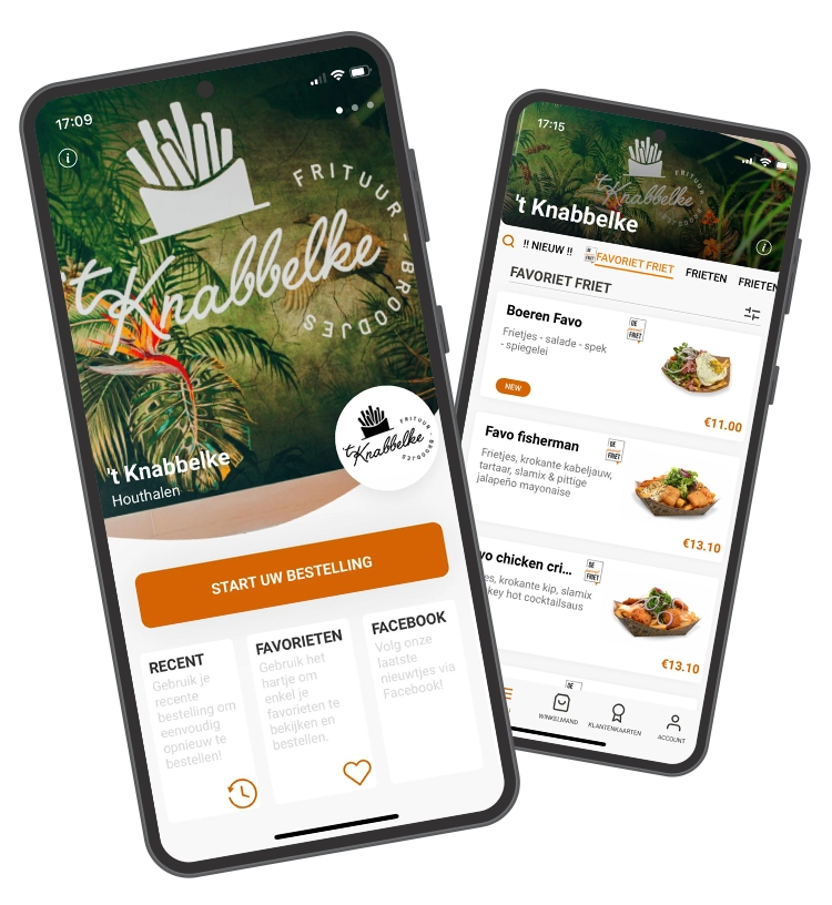 Frituur 't Knabbelke in Houthalen: frietjes online bestellen, afhalen of laten bezorgen via de app