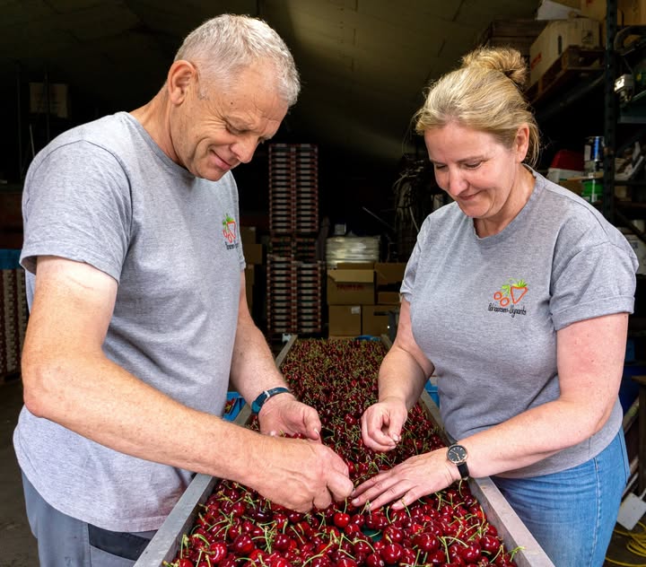 Verse aardbeien, confituur en honing uit de 24/7 automaat bij Adriaensen-Wynants in Merksplas